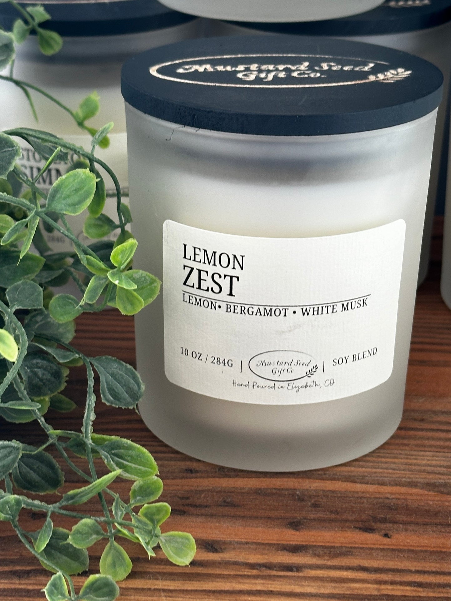 Frosted Jar Candles - In the Kitchen Collection