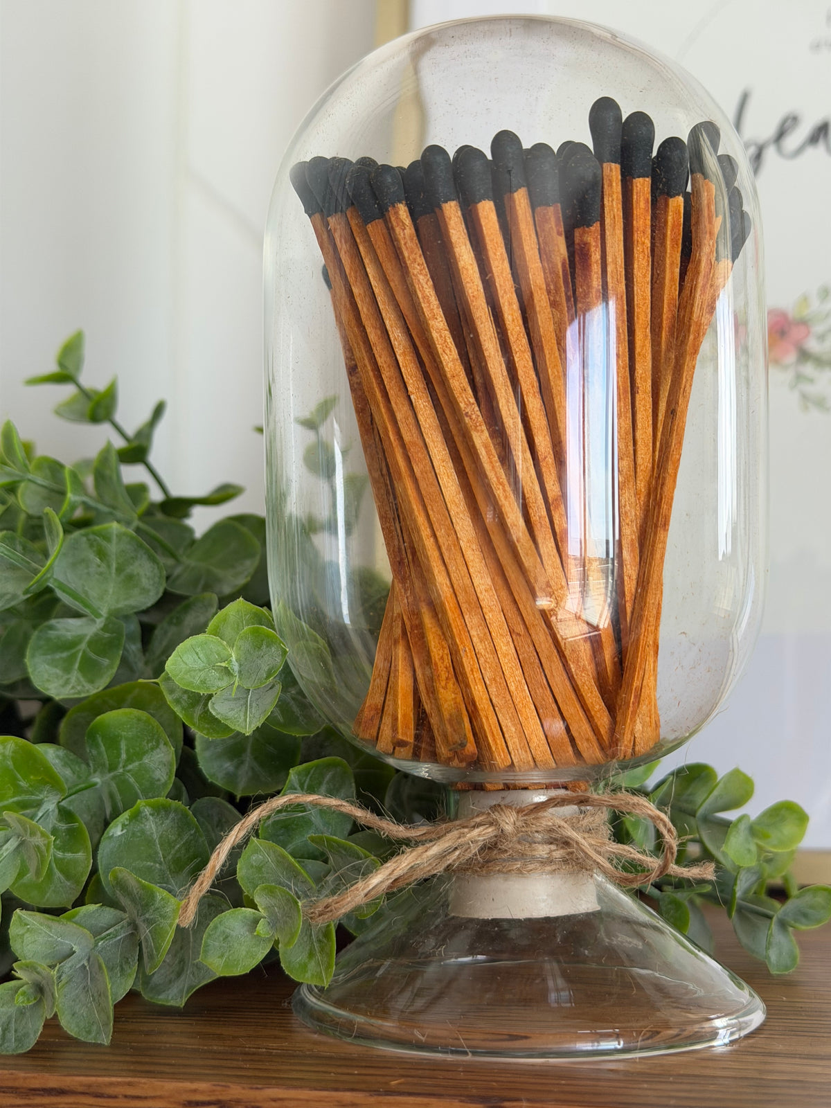 Glass Apothecary Cloche & Matches