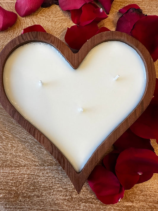 Heart 3-wick Candle