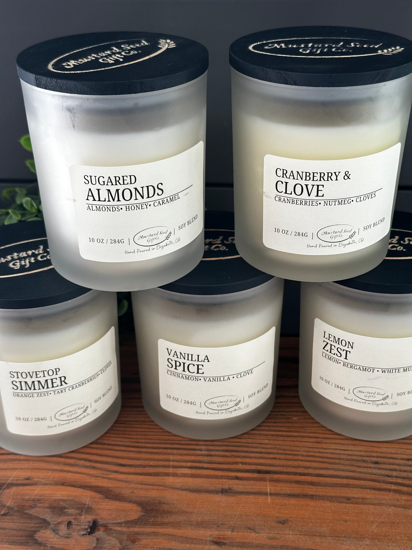 Frosted Jar Candles - In the Kitchen Collection