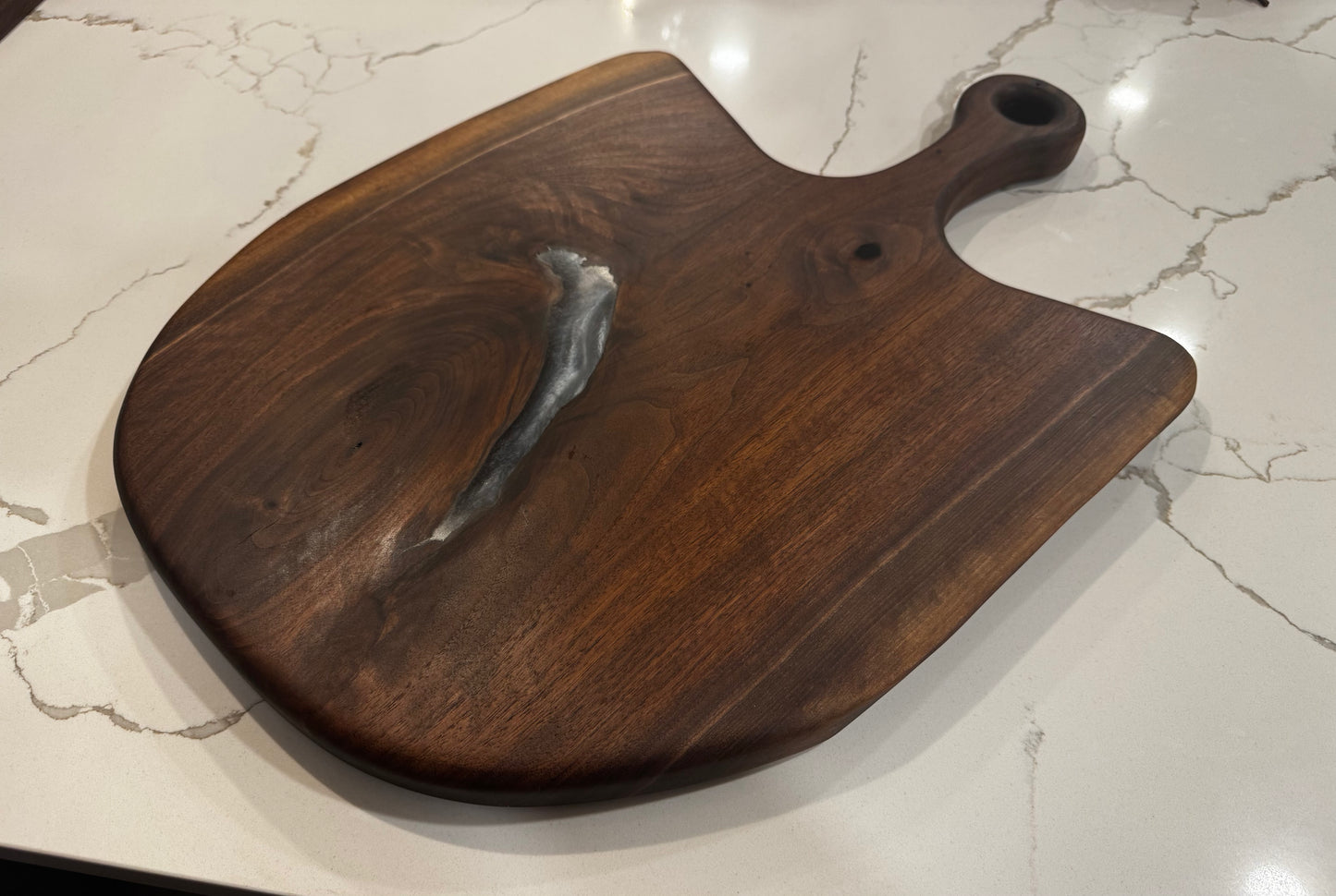 Walnut & Pearl White Board